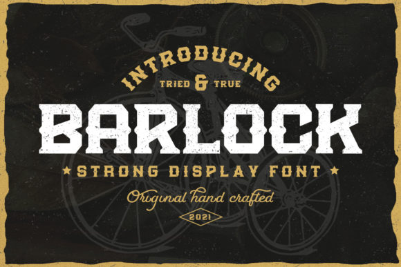 Barlock: A Bold and Stylish Display Font for Web Design
