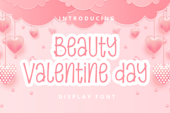 Beauty Valentine Day: A Charming Display Font for Creative Projects
