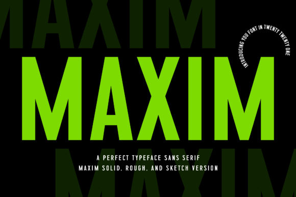 Boost Your Brand with Maxim: A Bold, Street Art-Inspired Font