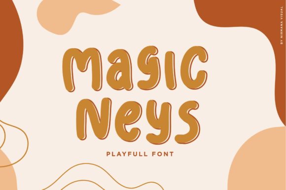 Boost Your Visuals with Magic Neys: A Playful Display Font