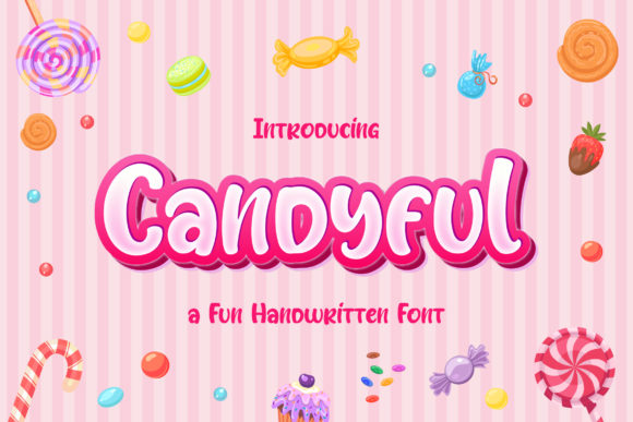 Bring Charm to Your Creations with Candyful Font