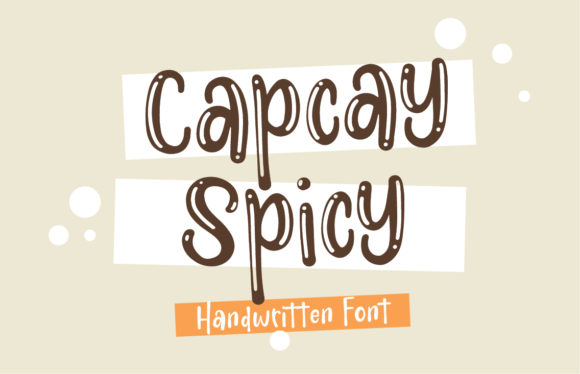 Capcay Spicy: A Quirky Display Font for Creative Campaigns