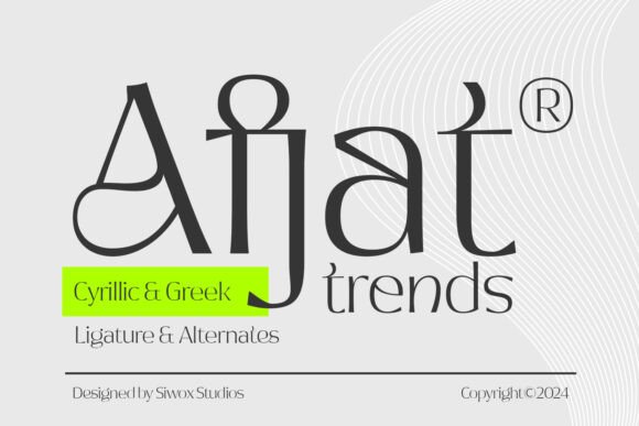 Discover Afjat: A Fresh and Elegant Display Font for Your Brand