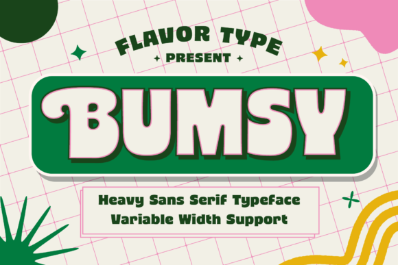 Discover Bumsy: A Versatile Display Font for Editorial Design