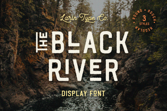 Enhance Your Brand with Black River, a Vintage Display Font