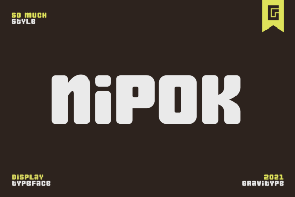 Enhance Your Brand with Nipok: A Versatile Display Typeface