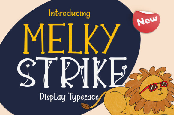 Enhance Your Editorial Design with Melky Strike Font