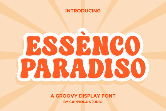 Essenco Paradiso: A Charming Vintage Display Font for Crafters