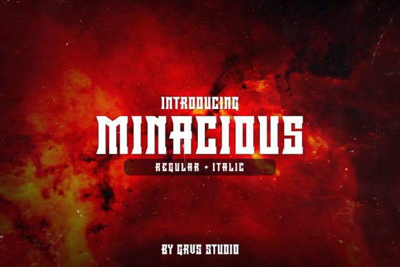 Minacious: A Bold and Distinct Display Font for Editorial Design