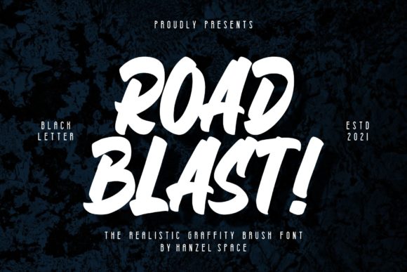 Road Blast: A Dynamic Display Font for Editorial Design