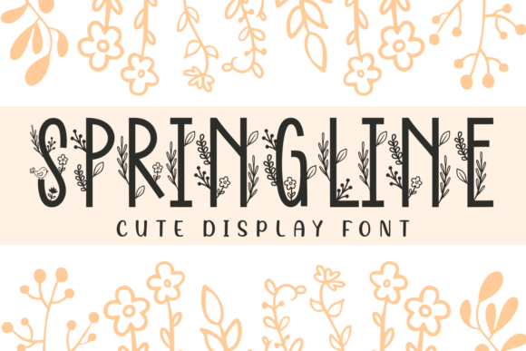 Springline: A Charming Display Font for Editorial Elegance