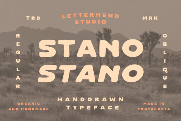 Stano: A Bold and Vintage Display Font for Eye-Catching Campaigns