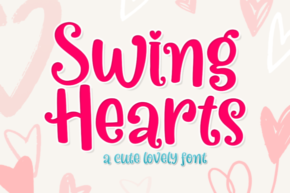 Swing Hearts: A Playful Display Font for Engaging Campaigns