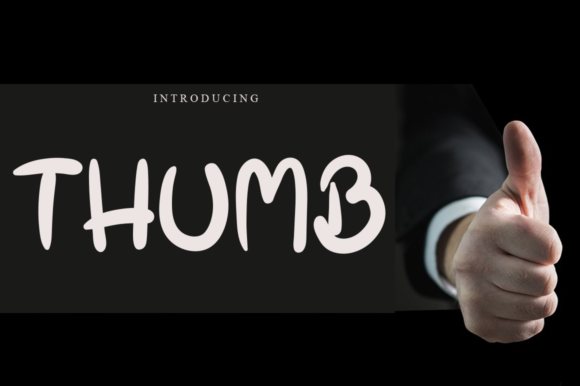 Thumb: A Bold and Trendy Display Font for Eye-Catching Designs