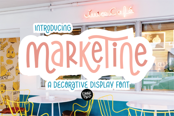 Transform Your Brand with Marketine: A Stylish Display Font