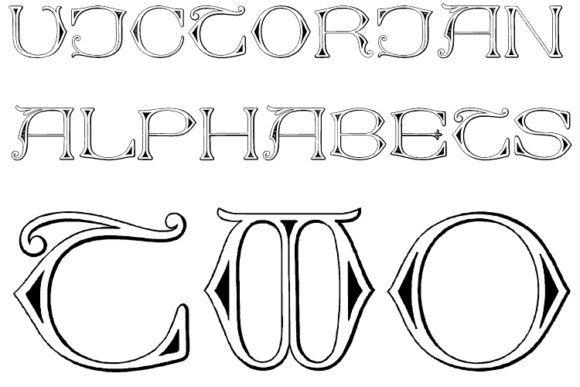 Victorian Alphabets Two: A Unique Display Font for Web Design
