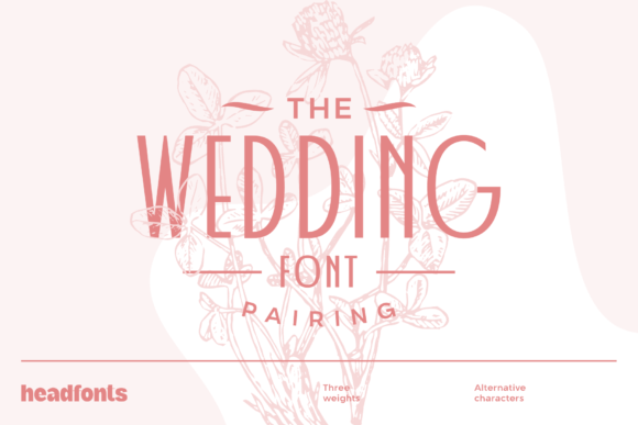 Wedding Pairing: A Bold Font for Your Brand