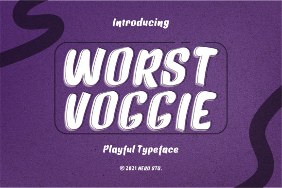 Worst Voggie: A Versatile Display Font for Web Design